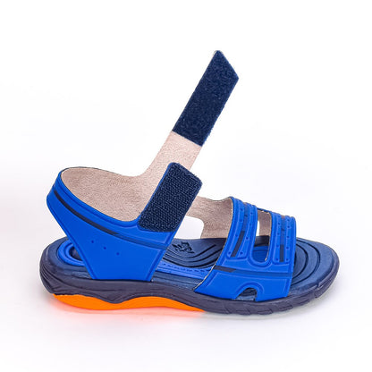 SANDÁLIA PAPETE MENINO KIDY TOYS AZUL/LARANJA