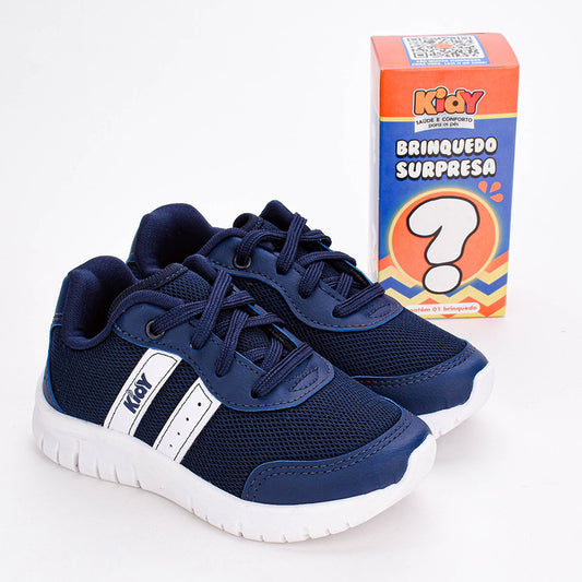 TENIS KIDY ULTRA FLEX MARINHO/BRANCO/AZUL Kidy