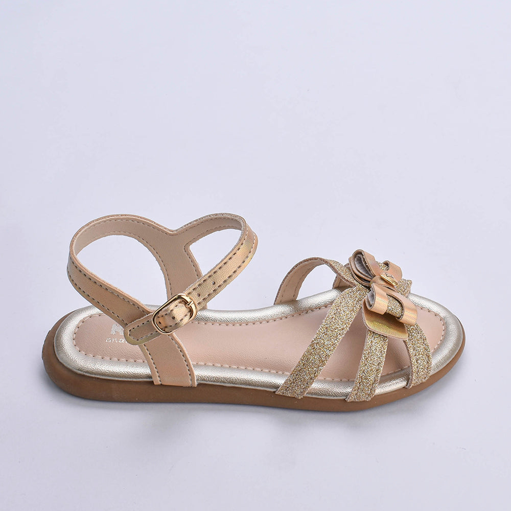 Sandália Menina Infantil Kidy Cristal Ouro