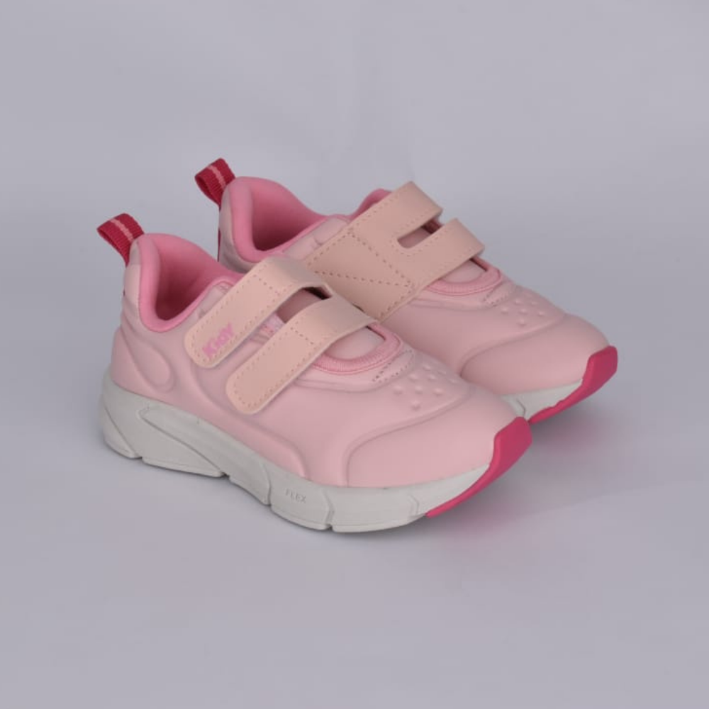 Tênis Menina Infantil Kidy Energy Baby Respitec Rosa e Pink