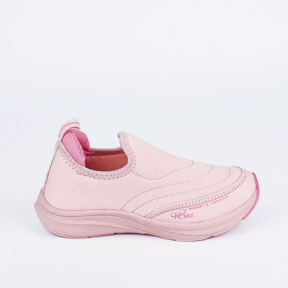 Tênis Menina Infantil K360 Energy 2 Rosa e Azaléia - Kidy