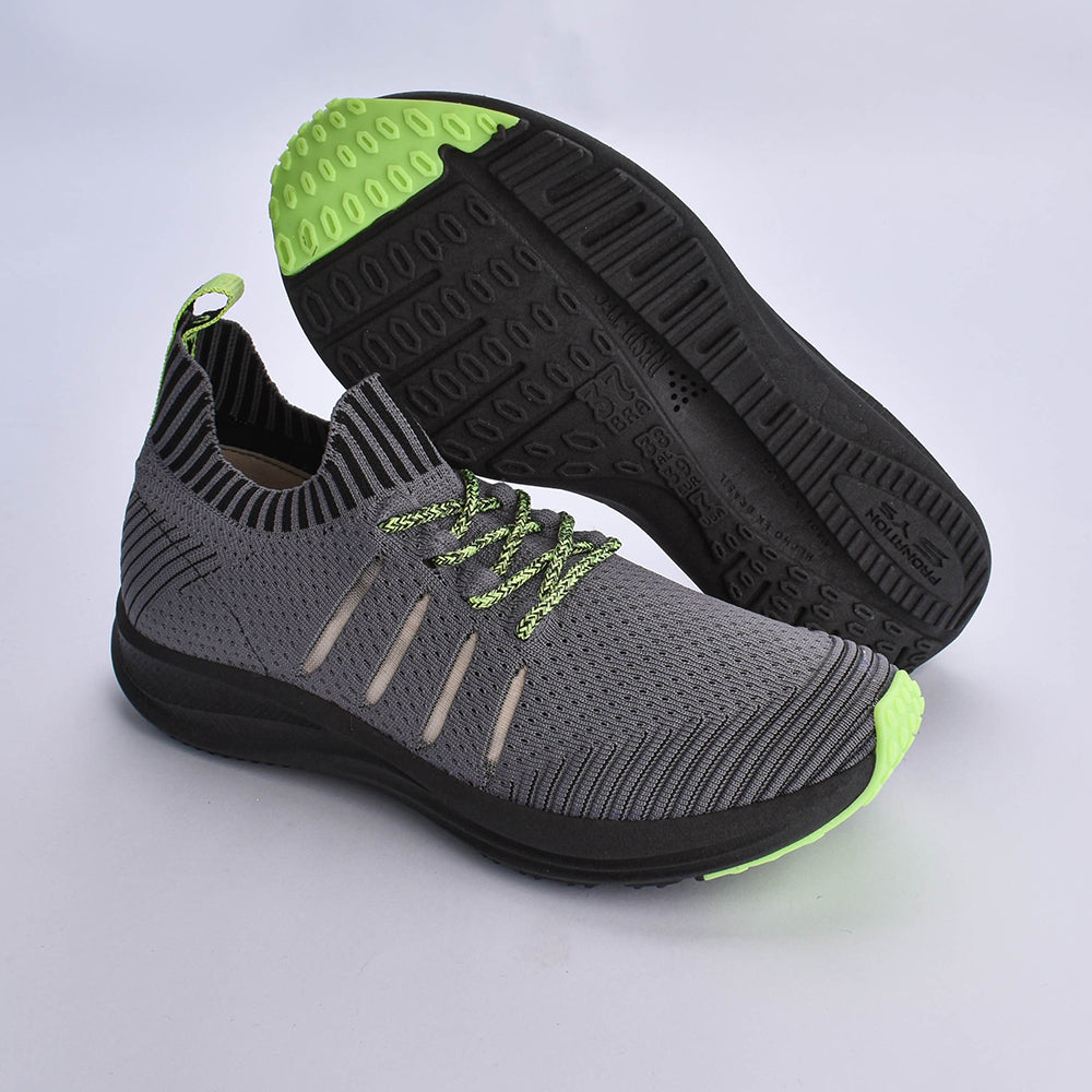 Tênis Infantil Menino Kidy Energy Respitec Preto Grafite e Amarelo