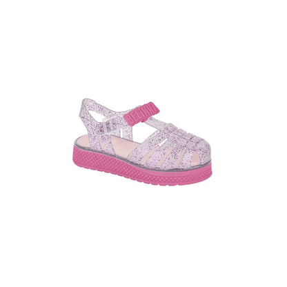 Sandália Infantil Menina Belinha Kidy Gloss PINK/GLITER