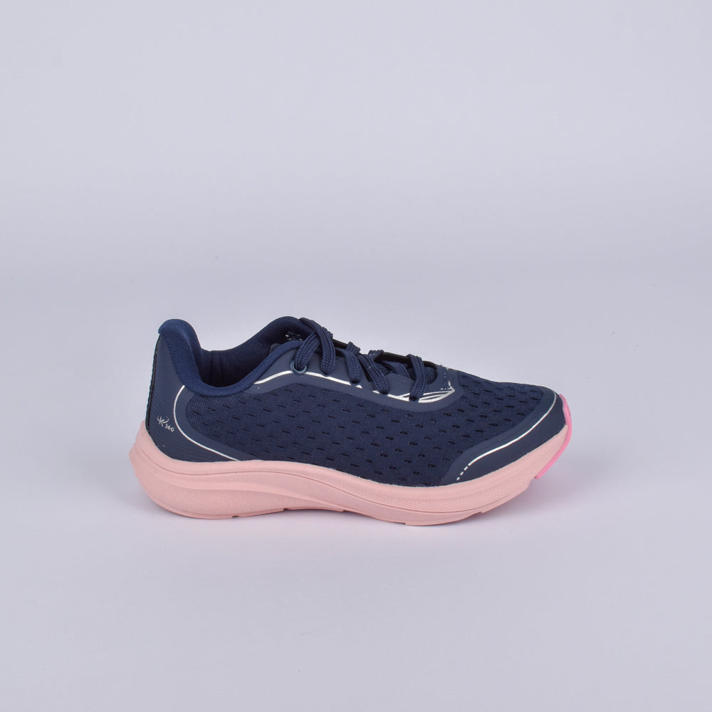TENIS INFANTIL MENINA K360 ENERGY 2 MARINHO/ROSA/PRATA
