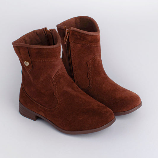 Bota Menina Infantil Kidy Montaria Baby Camel