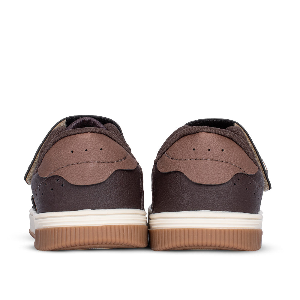 Tênis Infantil Menino Kidy K360 Casual Conforto Café/Marrom Estiloso