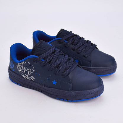 TÊNIS Infantil Menino Gato Galáctico K360 ESTILO RESPITEC MARINHO/AZUL ROYAL/GELO Kidy