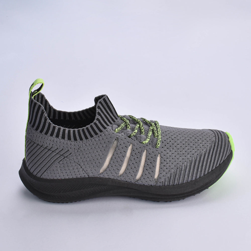 Tênis Infantil Menino Kidy Energy Respitec Preto Grafite e Amarelo