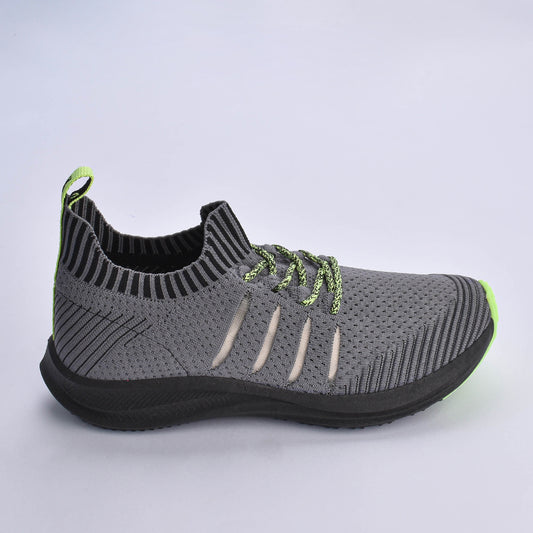 Tênis Infantil Menino Kidy Energy Respitec Preto Grafite e Amarelo