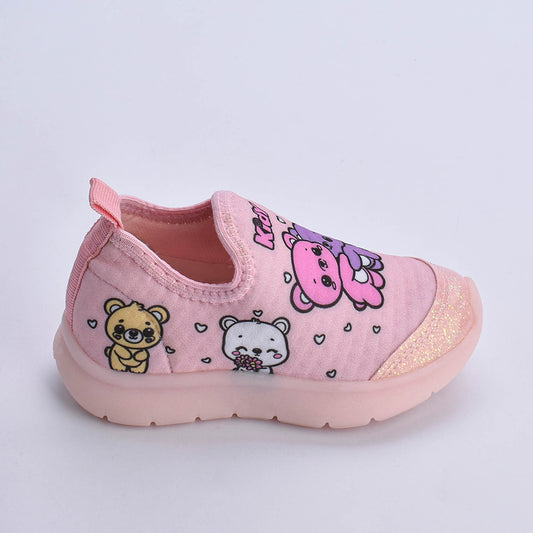 Tênis Menina Infantil Kidy Flex Light Nude