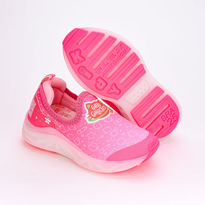 TENIS KIDY LIGHT FUN PINK/COLORIDO