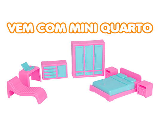 Brinquedo Mini Dormitório Infantil - Kidy
