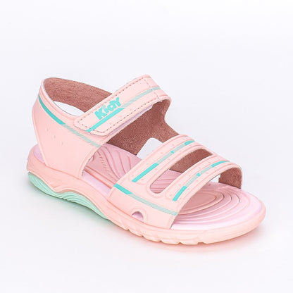 Sandália Menina Infantil Kidy Toys Nude e Acqua