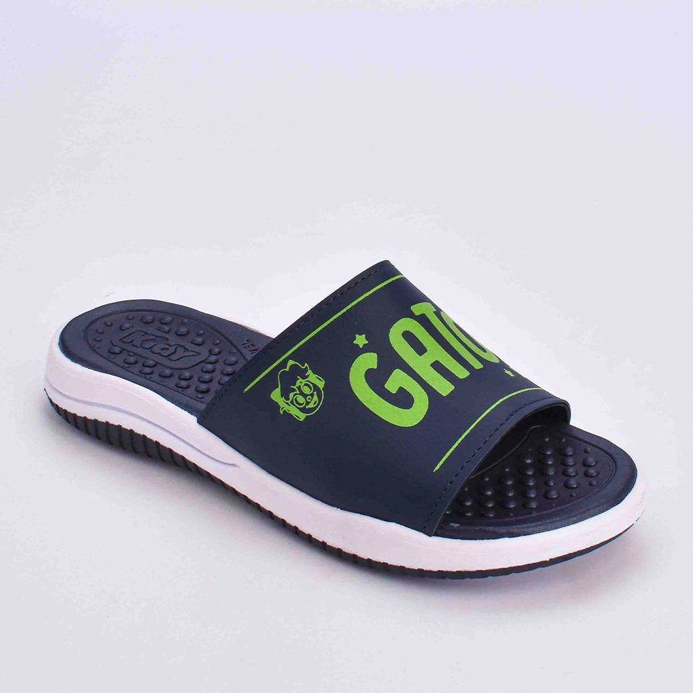 SANDÁLIA Chinelo Infantil Menino Gato Galáctico KIDY FLY GG MARINHO/AMARELO NEON Kidy