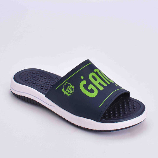 SANDÁLIA Chinelo Infantil Menino Gato Galáctico KIDY FLY GG MARINHO/AMARELO NEON Kidy