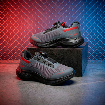 Tênis Infantil Menino Kidy Super Leve Disc Grafite Esportivo