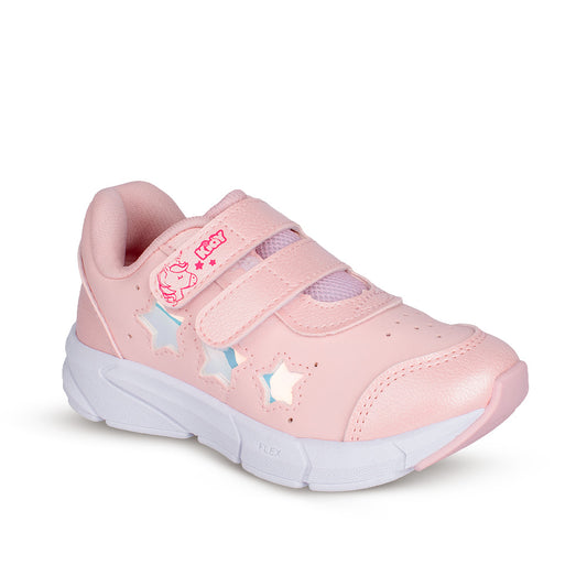Tênis Infantil Menina Kidy Energy Baby Respitec Nude/Rosa Delicado Anatômico