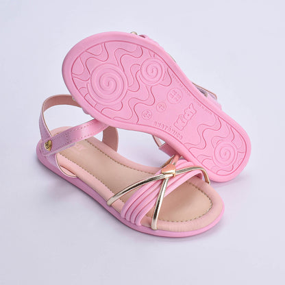 Sandália Menina Infantil Kidy Cristal Rosa