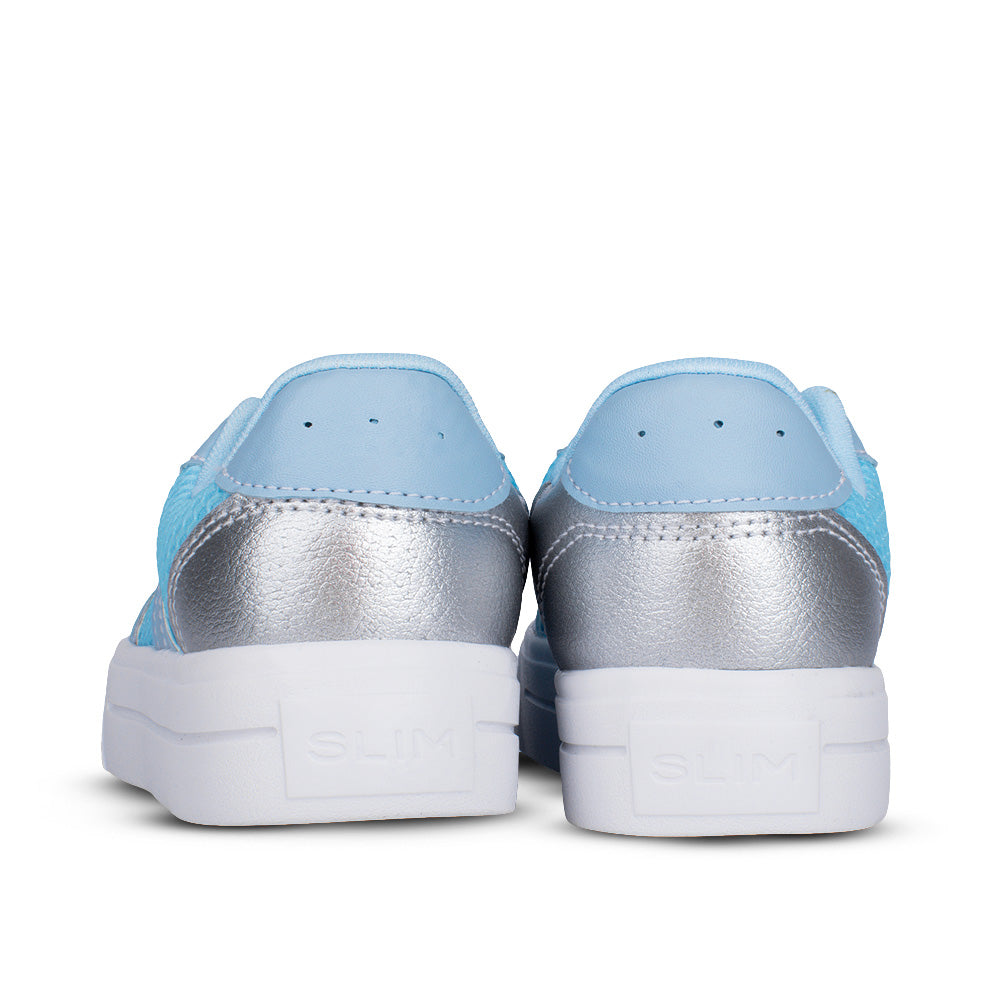 Tênis Infantil Menina Kidy K360 Ultra Leve Azul Bebê Delicado Estiloso