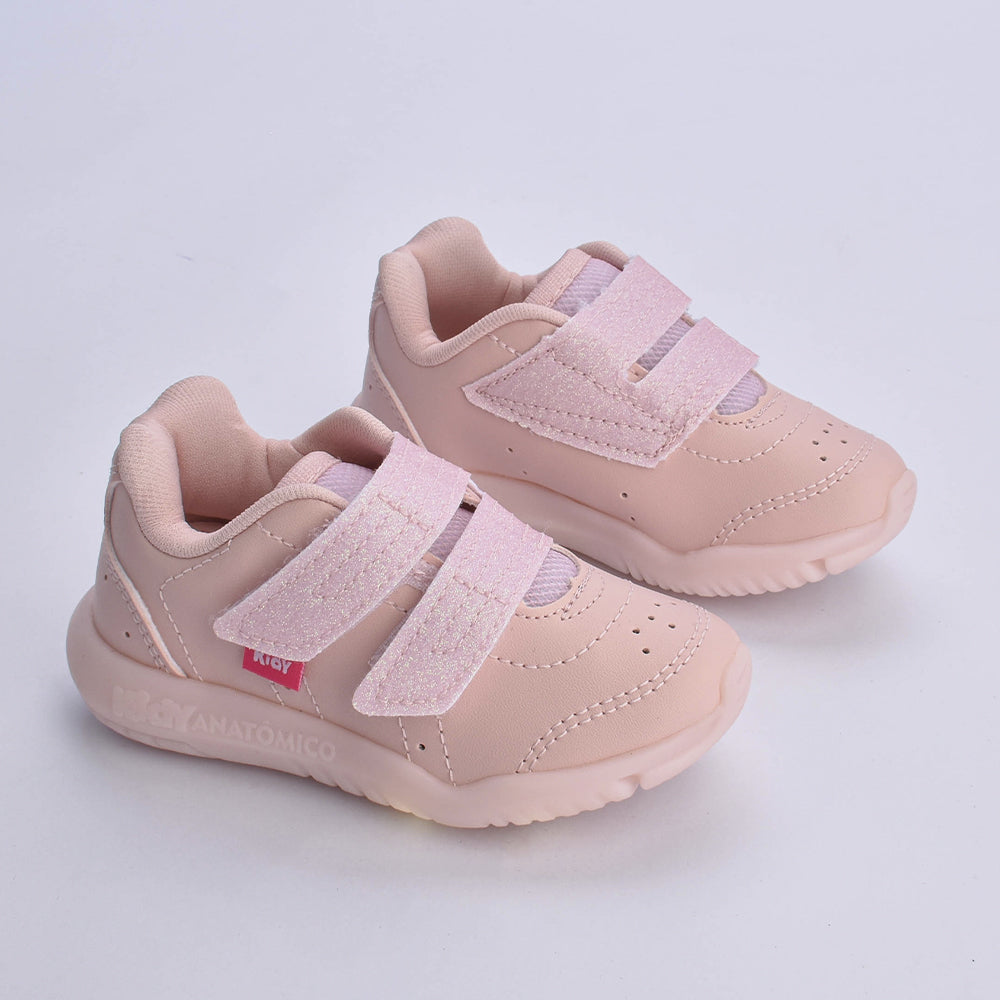 Tênis Infantil Menina Kidy Flex Ligth Nude
