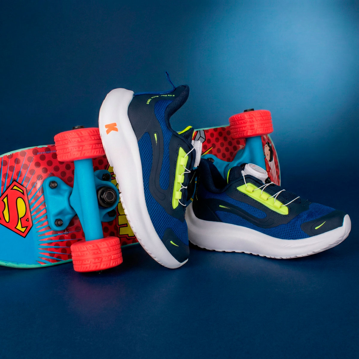 Tênis Infantil Menino Kidy Nuvem Disc Marinho Leve e Confortável