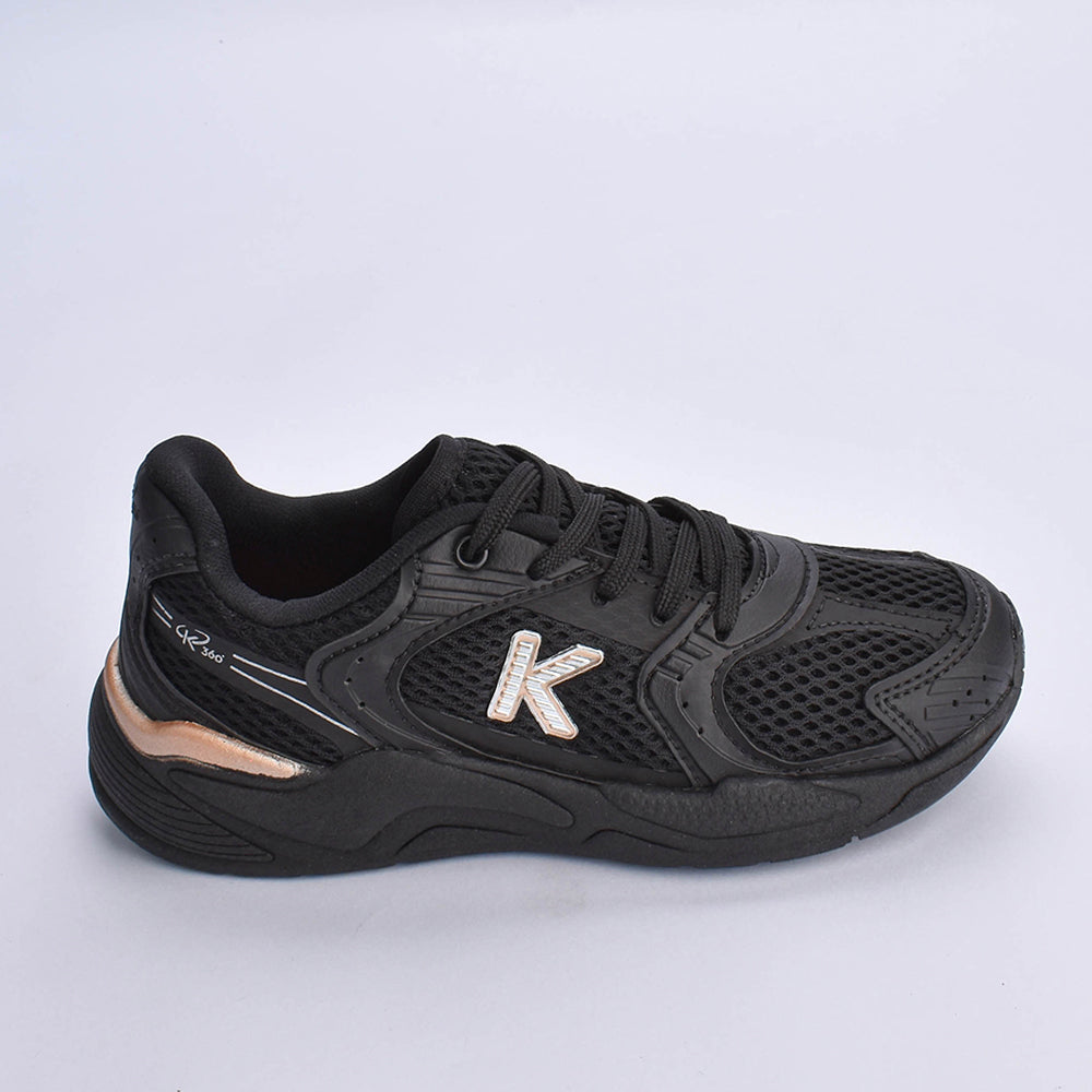 Tênis Infantil Menino Kidy K360 Retro Preto/Ouro