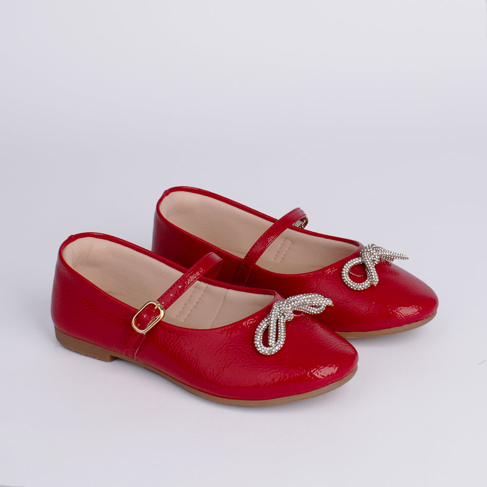 Sapatilha Kidy Soft Laço Vermelho