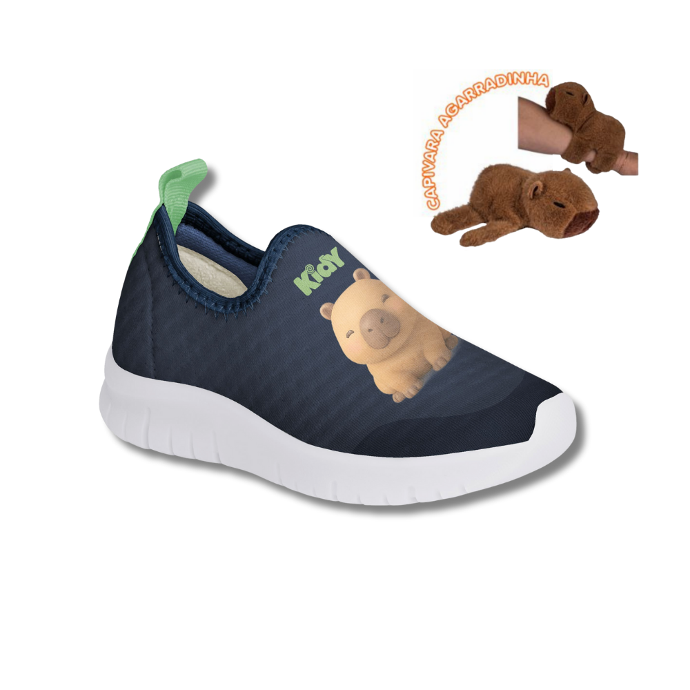 TENIS KIDY ULTRA FLEX MARINHO/VERDE Kidy