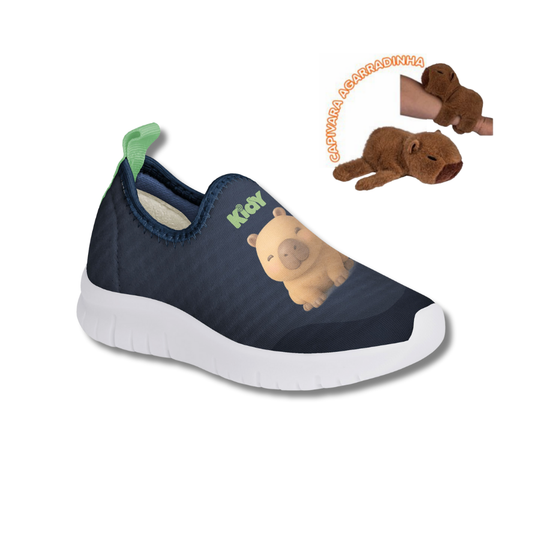 TENIS KIDY ULTRA FLEX MARINHO/VERDE Kidy