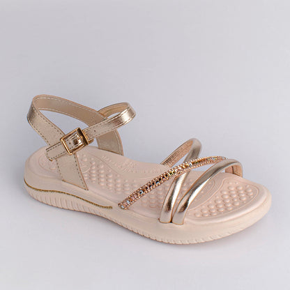 Sandália Menina Kidy Fly Ouro