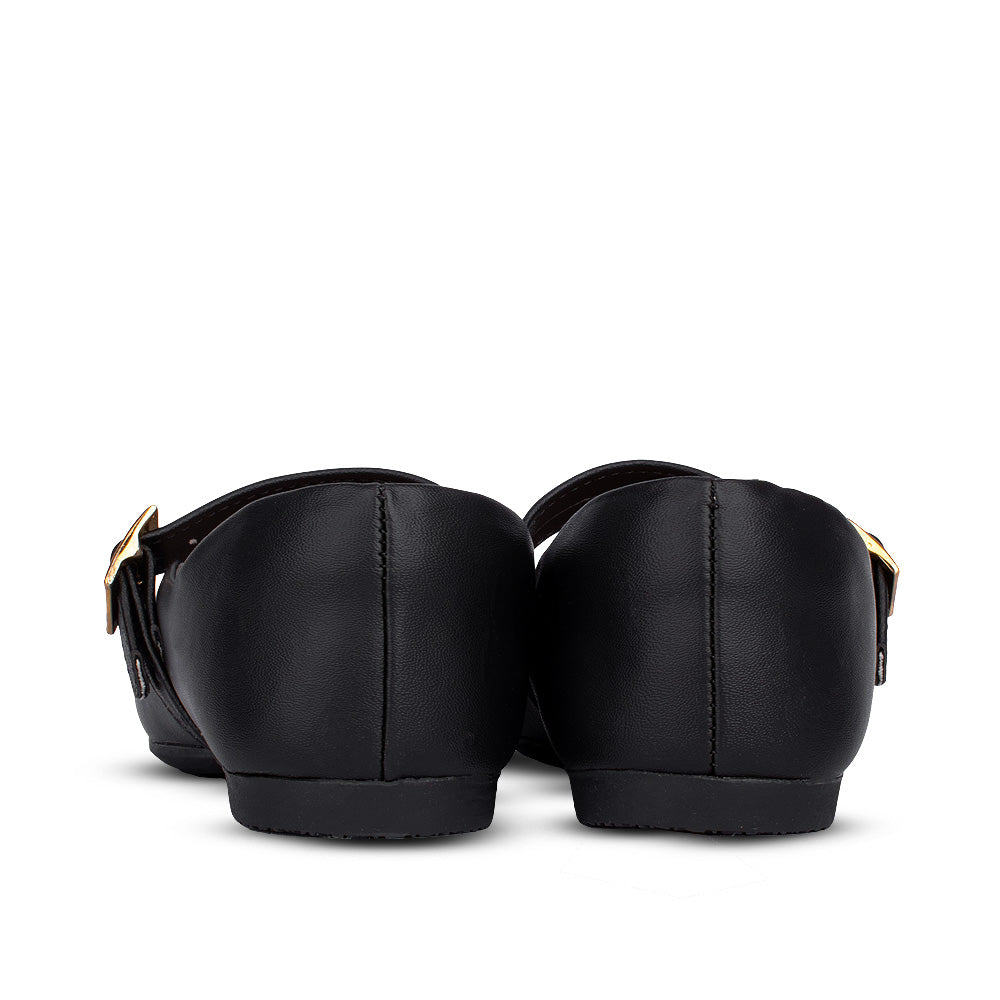 Sapatilha Infantil Menina Kidy Soft Preto Delicada Fivela