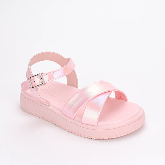 SANDÁLIA KIDY MINI FLAT FORM NUDE