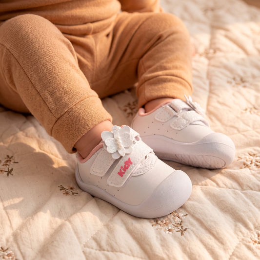 Tênis Sapatilha Infantil Menina Kidy Branco Batizado Primeiros Passos