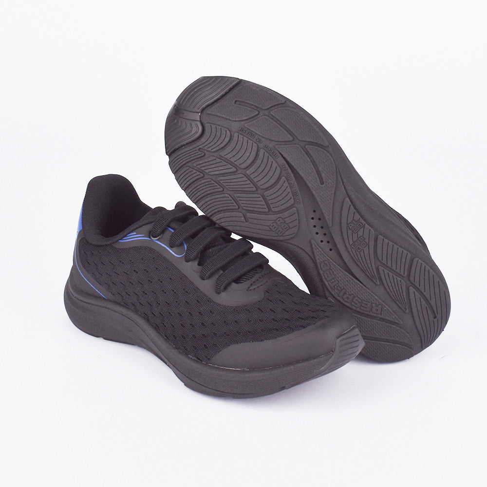 Tênis Infantil K360 2 Esportivo Preto e Azul - Conforto e Amortecimento