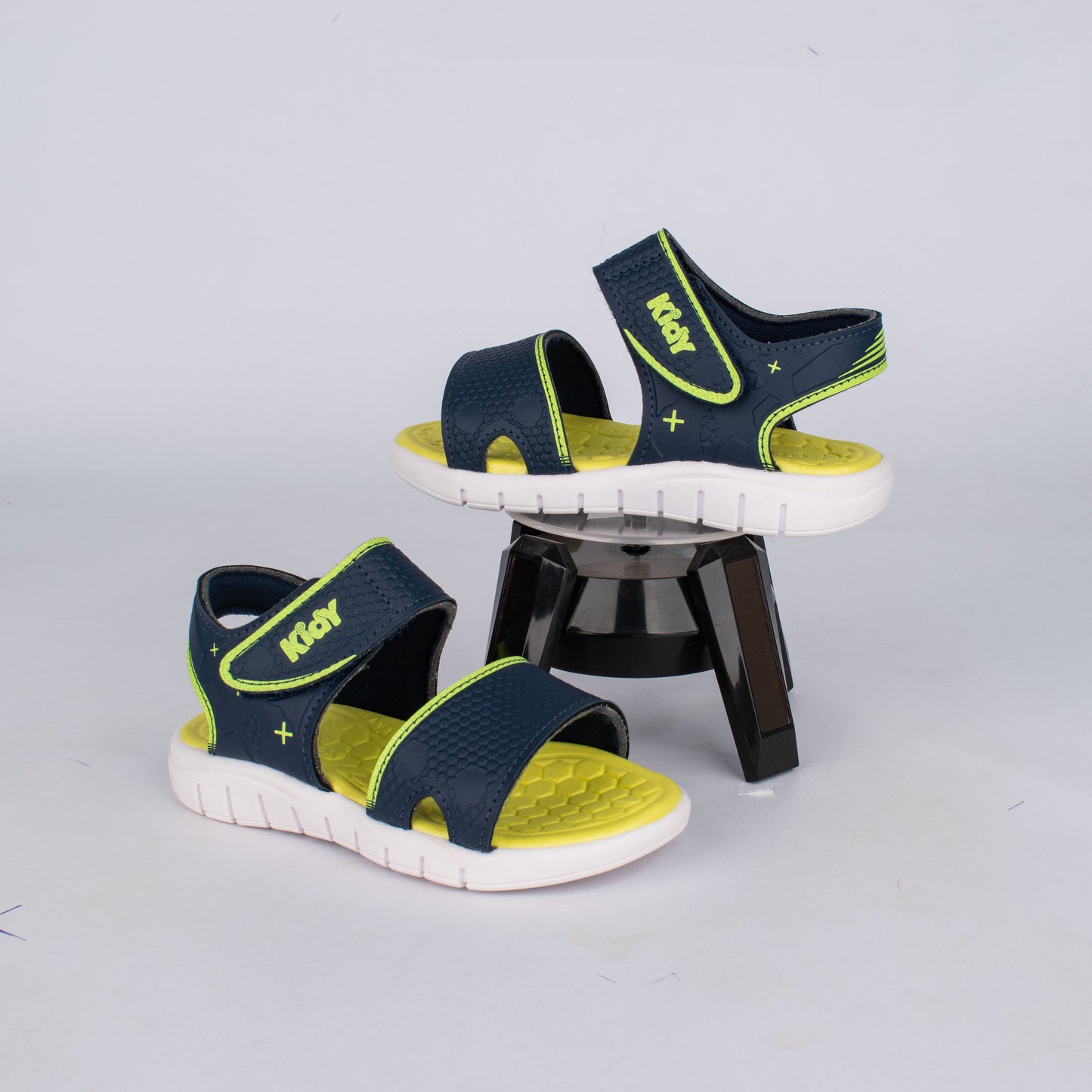 Sandália Menino Kidy Toys Dinossauros Marinho Verde Neon