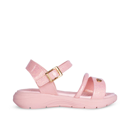 Sandália Menina Infantil Kidy Fly Baby Nude