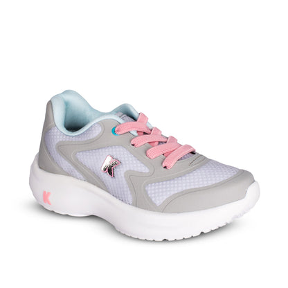 Tênis Infantil Menina Kidy Nuvem Cinza Tecnologia Respi-Tec
