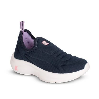 Tênis Menina Kidy Nuvem Marinho e Lilás
