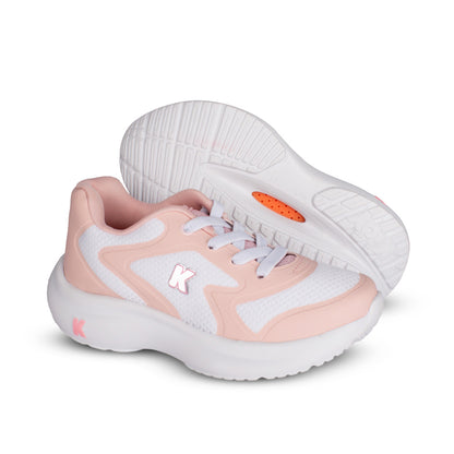 Tênis Menino Kidy Nuvem Nude e Branco