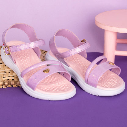 Sandália Menina Infantil Kidy Lilás