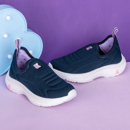 Tênis Menina Kidy Nuvem Marinho e Lilás