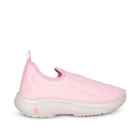 Tênis Menina Kidy Nuvem Nude e Rosa