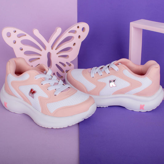 Tênis Menino Kidy Nuvem Nude e Branco