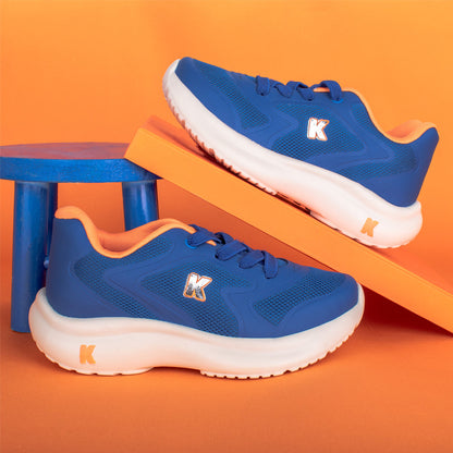 Tênis Menino Kidy Nuvem Azul e Laranja