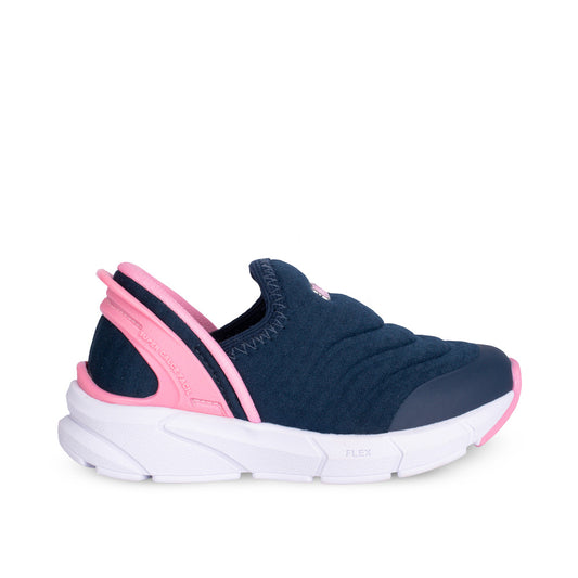 Tênis Menina Infantil Kidy Energy Baby Respitec Marinho e Rosa