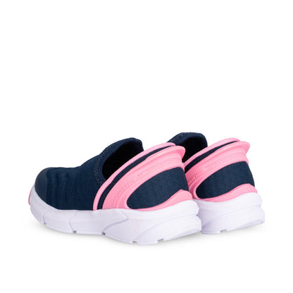 Tênis Menina Infantil Kidy Energy Baby Respitec Marinho e Rosa