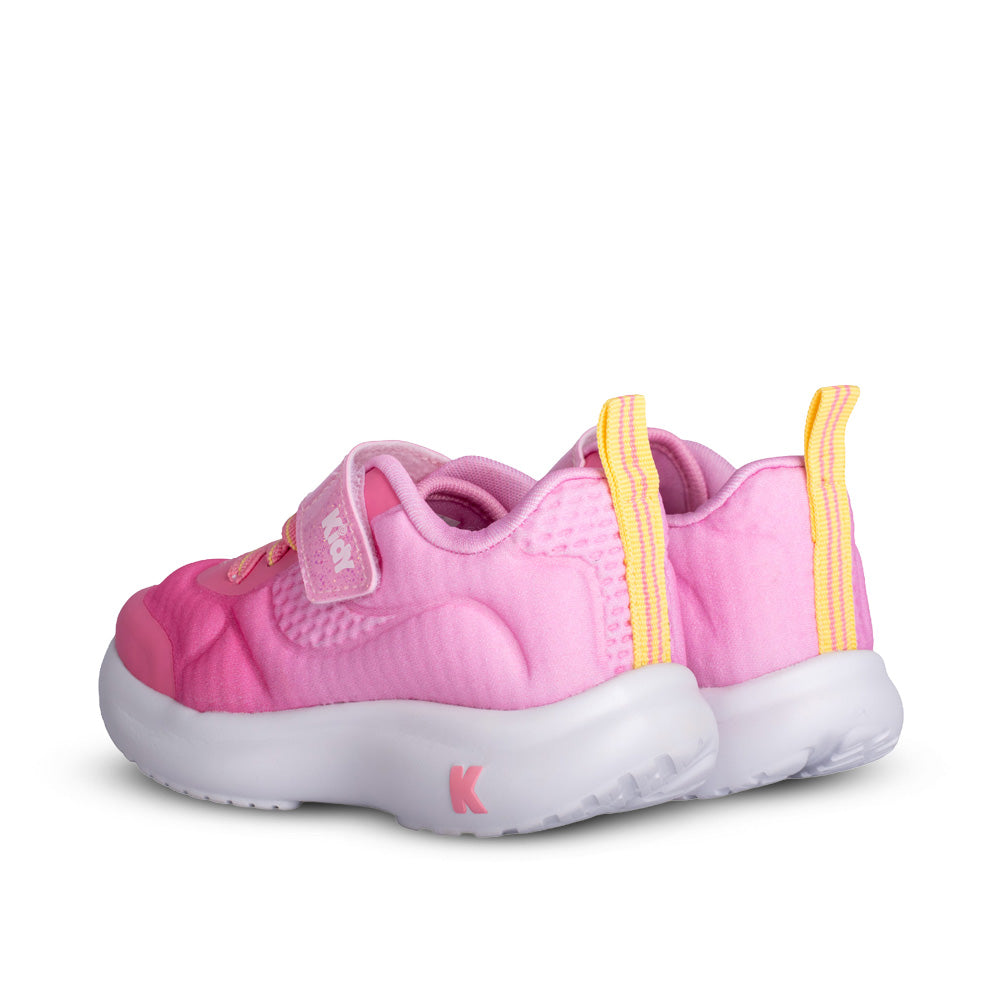 Tênis Infantil Menina Kidy Nuvem Rosa e Nude Tecnologia Respi-Tec