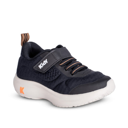 Tênis Infantil Menino Kidy Nuvem Preto e Bege Conforto e Leveza