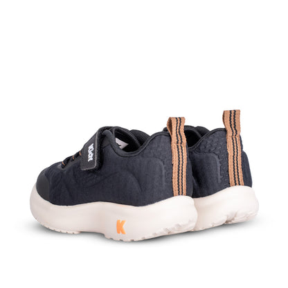 Tênis Infantil Menino Kidy Nuvem Preto e Bege Conforto e Leveza