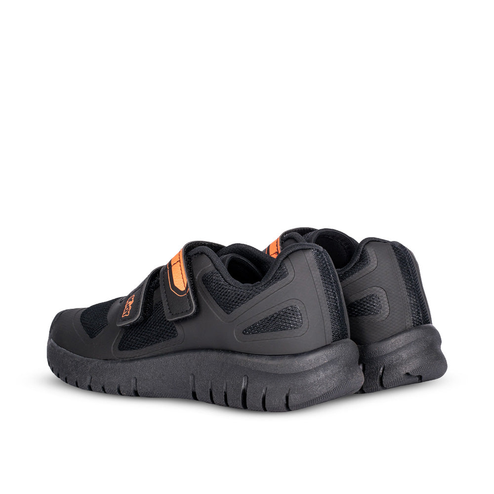Tênis Infantil Menino Kidy Ultra Flex Preto e Laranja Neon